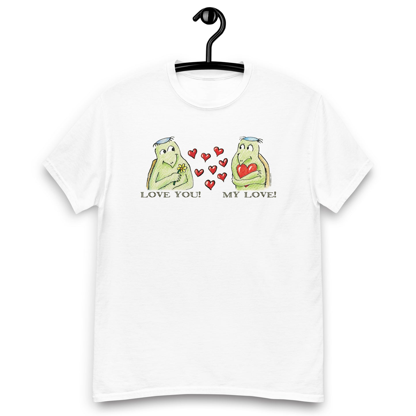かわいい カッパ "Love You, My Love!" NY Kappa (NYの河童) Tシャツ