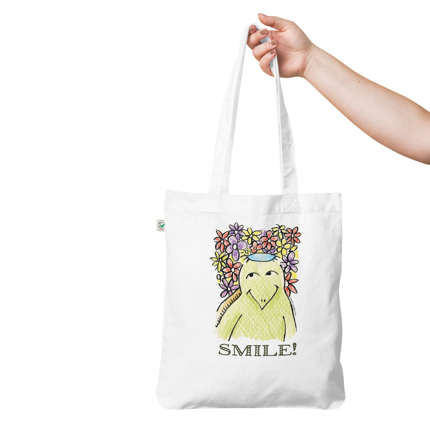かわいいなカッパ "SMILE!" NYの河童 トートバッグ