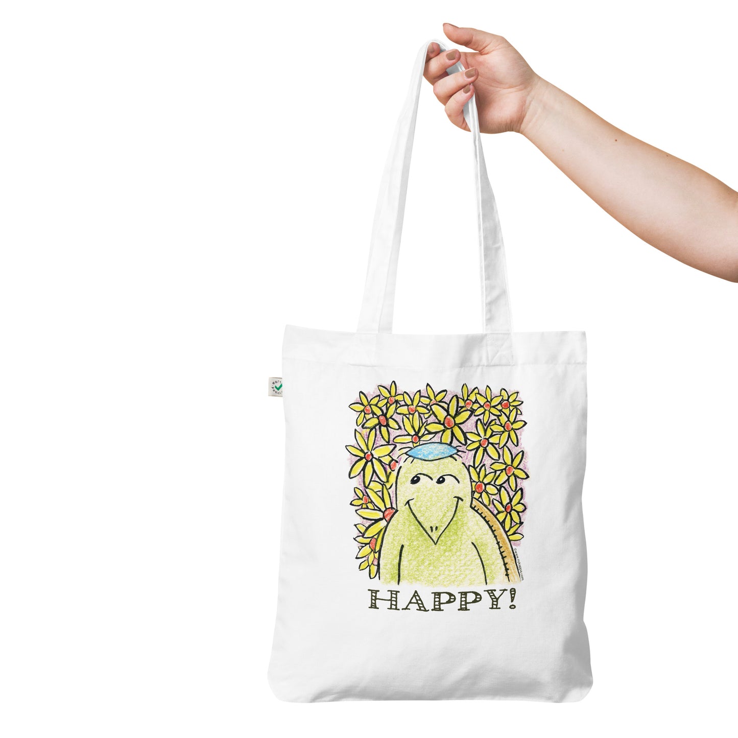かわいいなカッパ "HAPPY!" NYの河童 トートバッグ