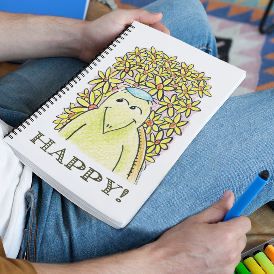 かわいいなカッパ "HAPPY" NYの河童 ノートブック