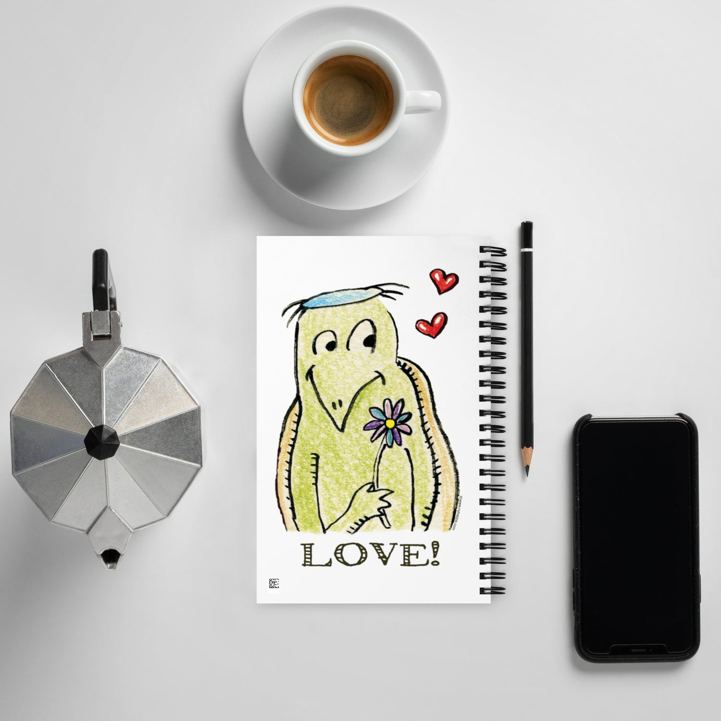 かわいいなカッパ "LOVE" NYの河童 ノートブック