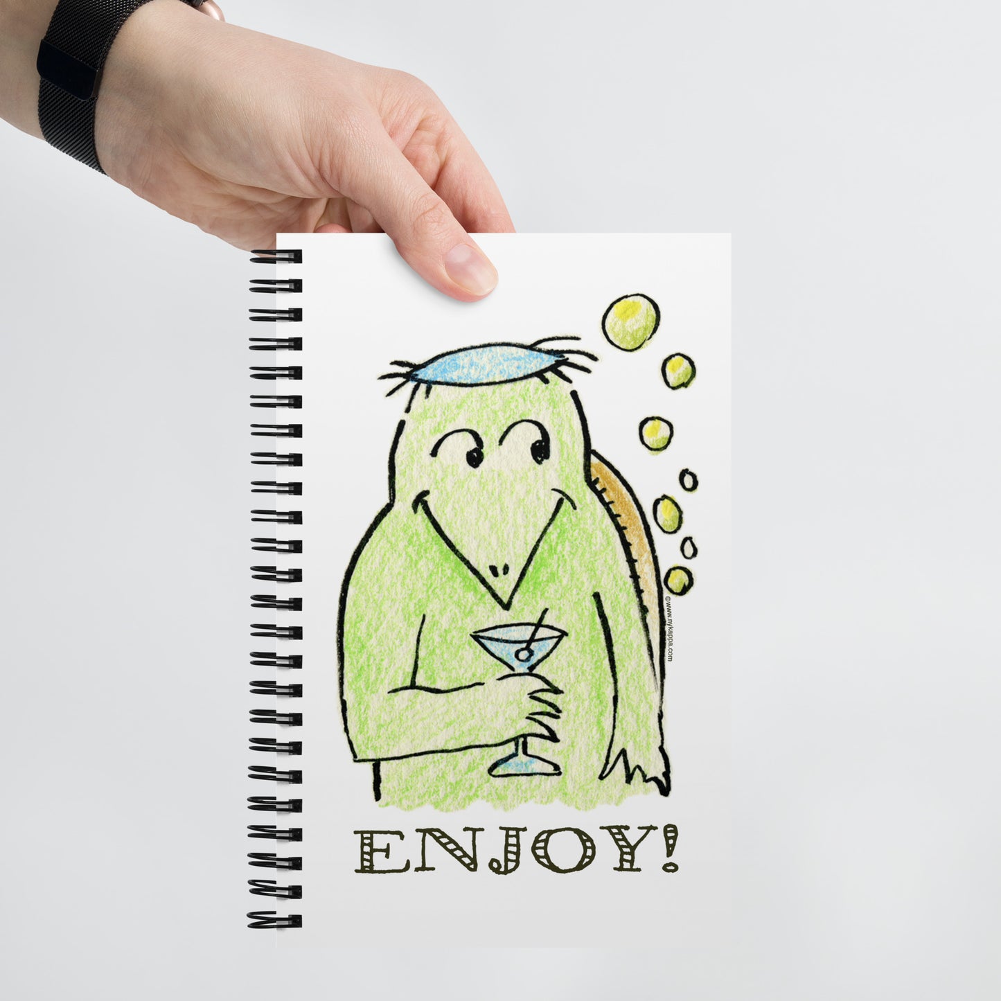 かわいいなカッパ "ENJOY" NYの河童 ノートブック