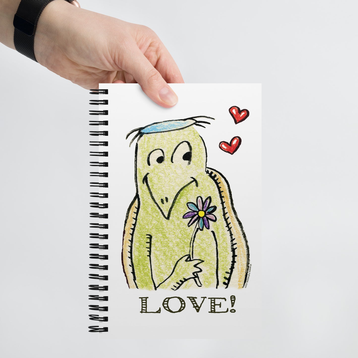 かわいいなカッパ "LOVE" NYの河童 ノートブック