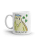かわいいなNYのカッパ "CHANCE!" NYの河童 コーヒー マグカップ NY-Kappa-Chance-Coffee-Mug-Cup-handle-on-left-1