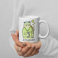 かわいいな NYのカッパ "ENJOY!" NYの河童 かっぱ コーヒー マグカップ NY Kappa Enjoy Coffee Mug Cup Handle Right 2