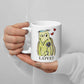かわいいな NYのカッパ "LOVE!" NYの河童 かっぱ コーヒー マグカップ NY Kappa Love Coffee Mug Cup Handle Left 2
