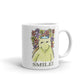かわいいな NYのカッパ "SMILE!" NYの河童 かっぱ コーヒー マグカップ NY Kappa Smile Coffee Mug Cup Handle Right 1