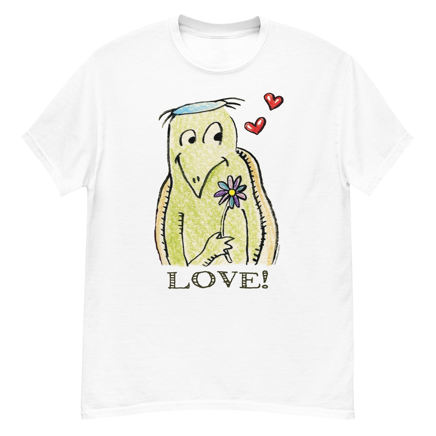 かわいいなカッパ "LOVE!" NYの河童 Tシャツ