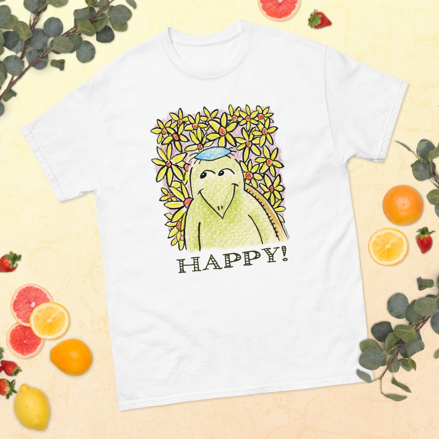 かわいいなカッパ "HAPPY!" NYの河童 Tシャツ
