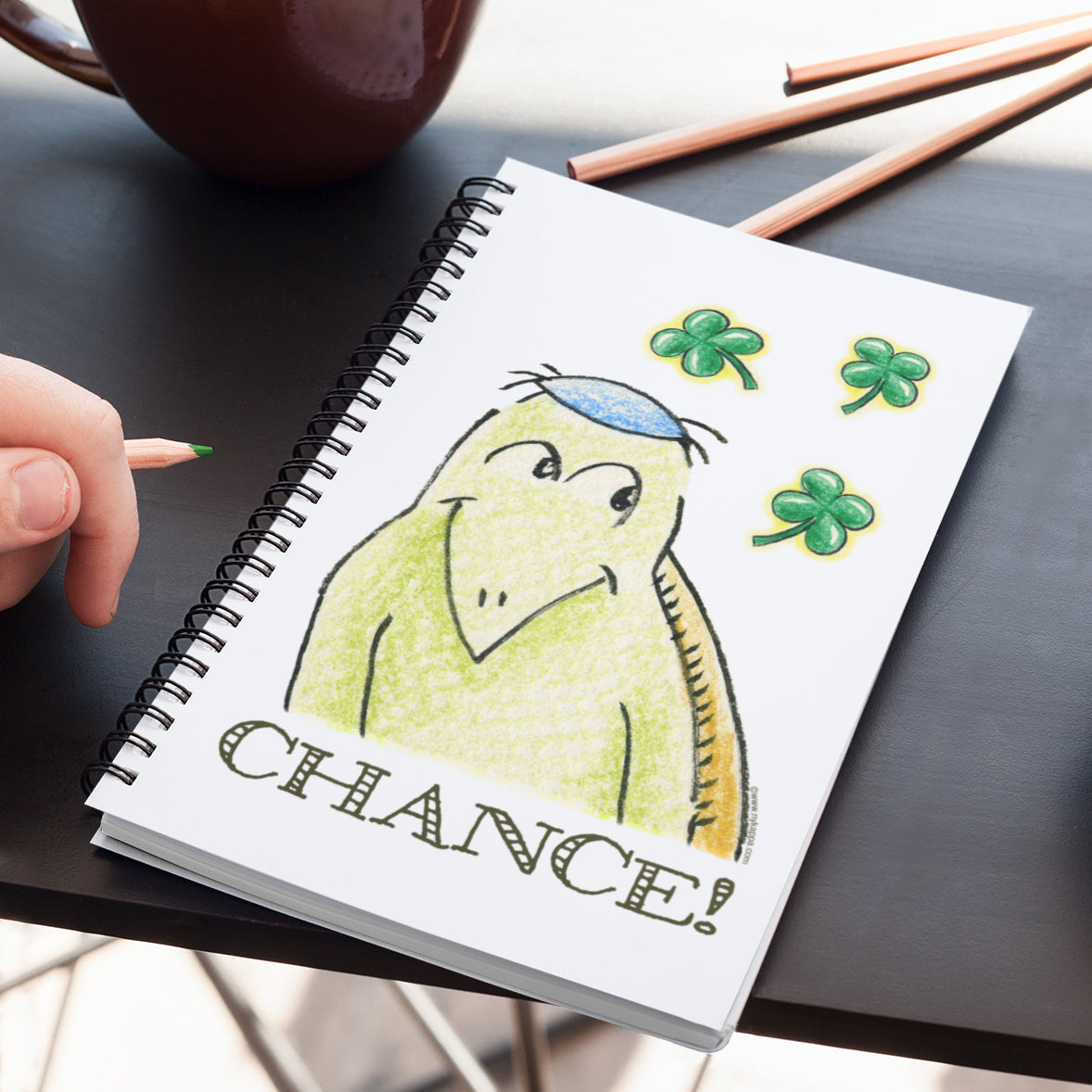 かわいいなカッパ "CHANCE" NYの河童 ノートブック