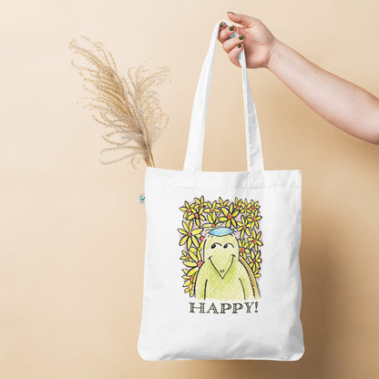 かわいいなカッパ "HAPPY!" NYの河童 トートバッグ