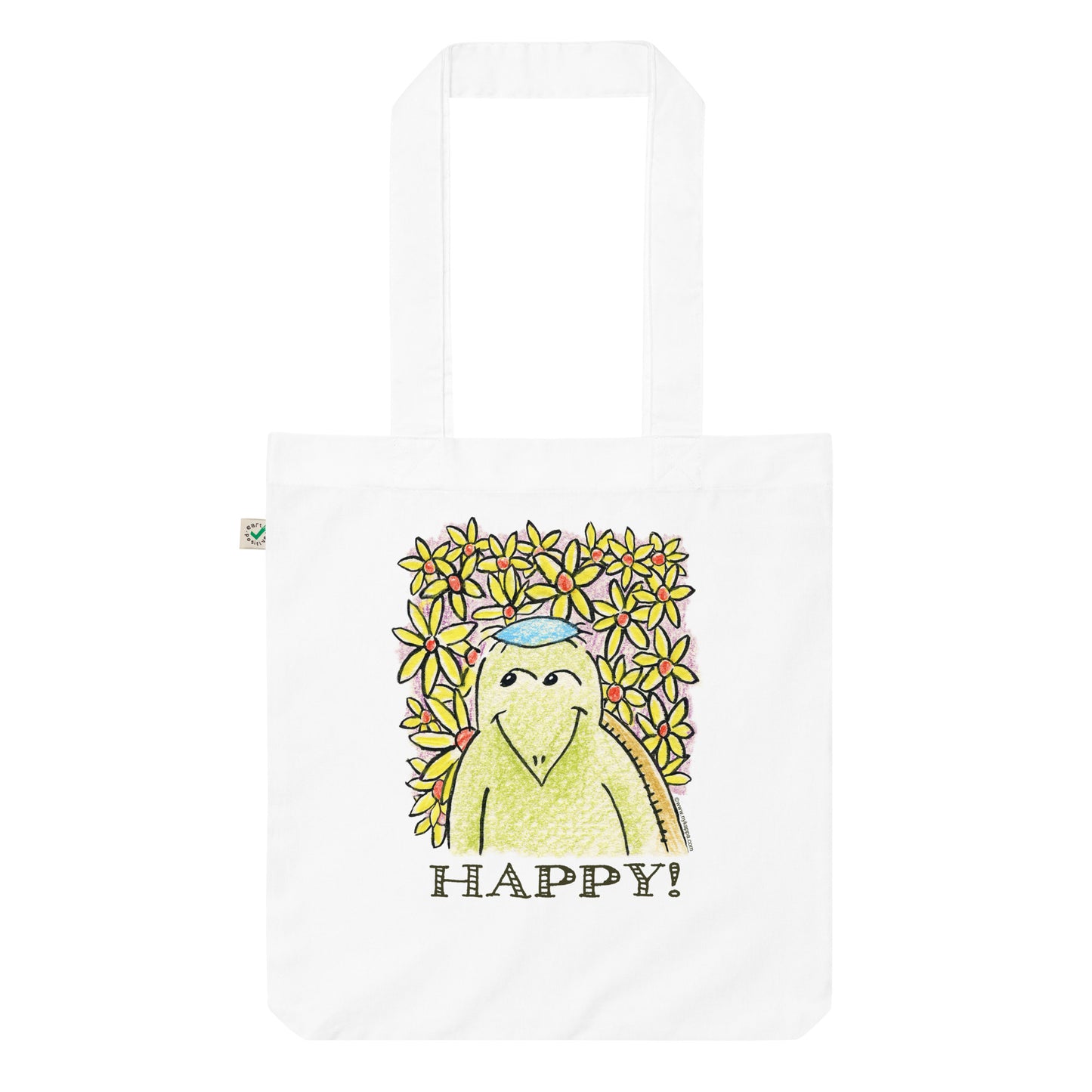 かわいいなカッパ "HAPPY!" NYの河童 トートバッグ