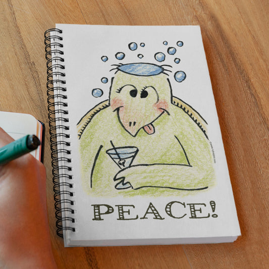 かわいいなカッパ "PEACE" NYの河童 ノートブック