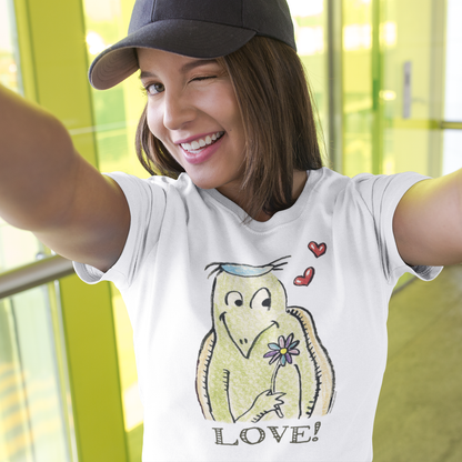 かわいいなカッパ "LOVE!" NYの河童 Tシャツ