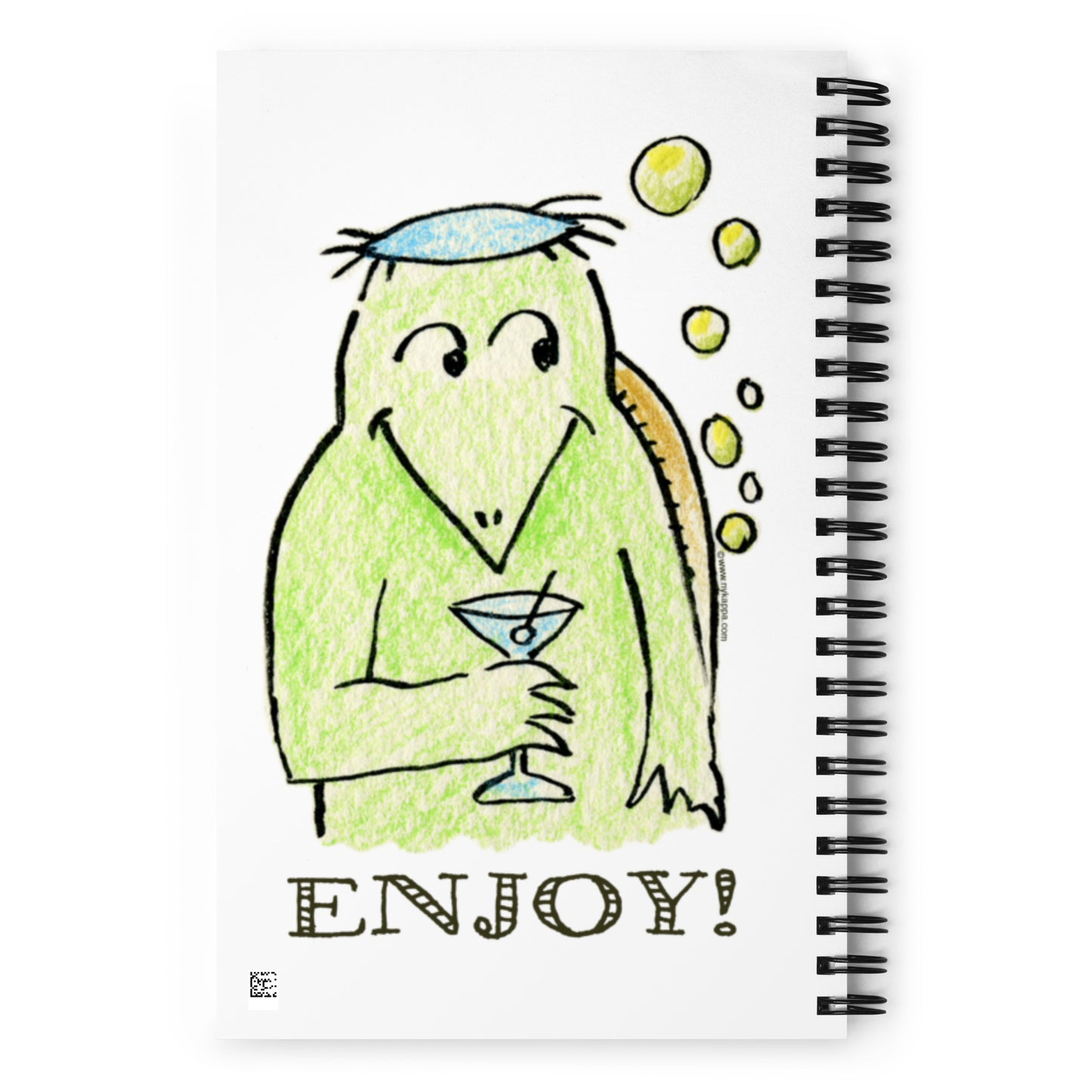 かわいいなカッパ "ENJOY" NYの河童 ノートブック