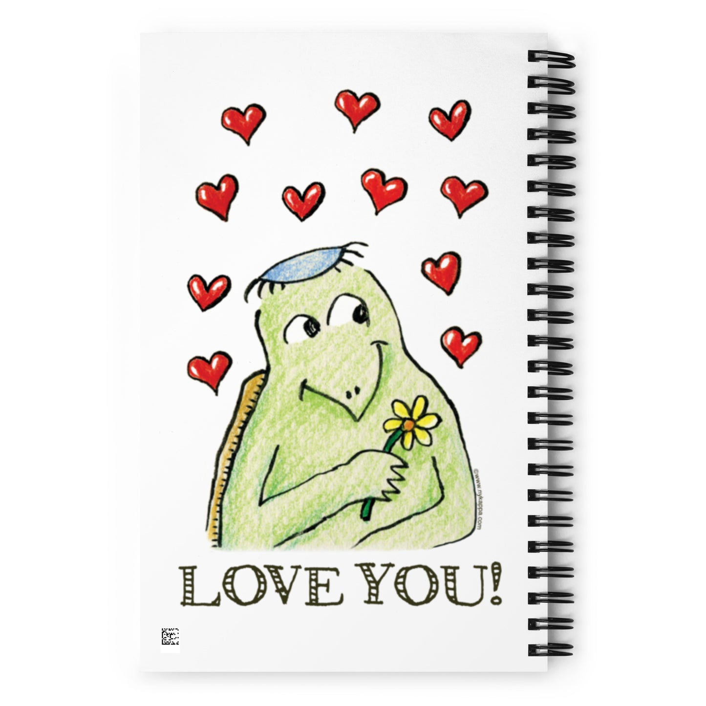 かわいいなカッパ "LOVE YOU, MY LOVE" NYの河童 ノートブック