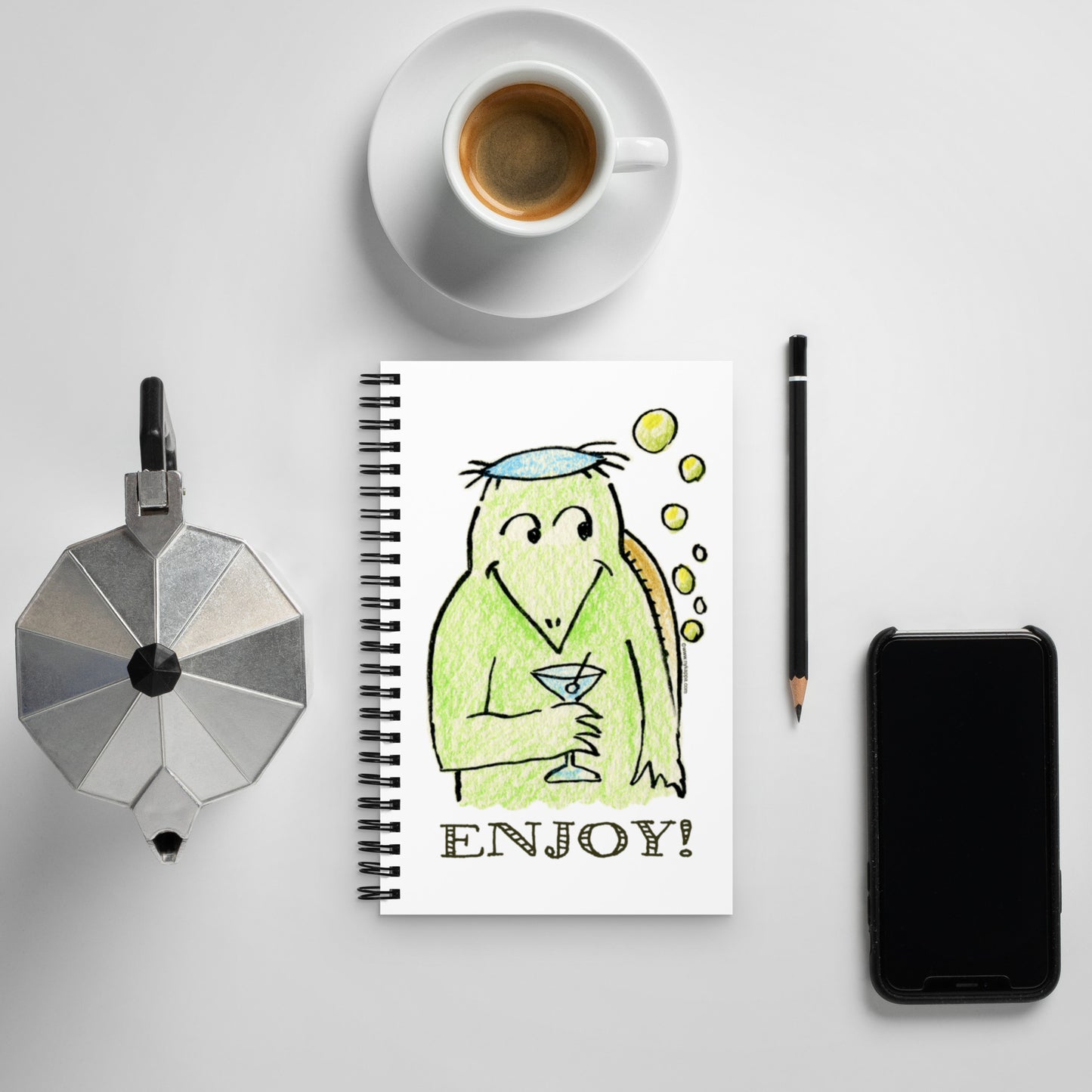 かわいいなカッパ "ENJOY" NYの河童 ノートブック
