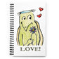かわいいなカッパ "LOVE" NYの河童 ノートブック