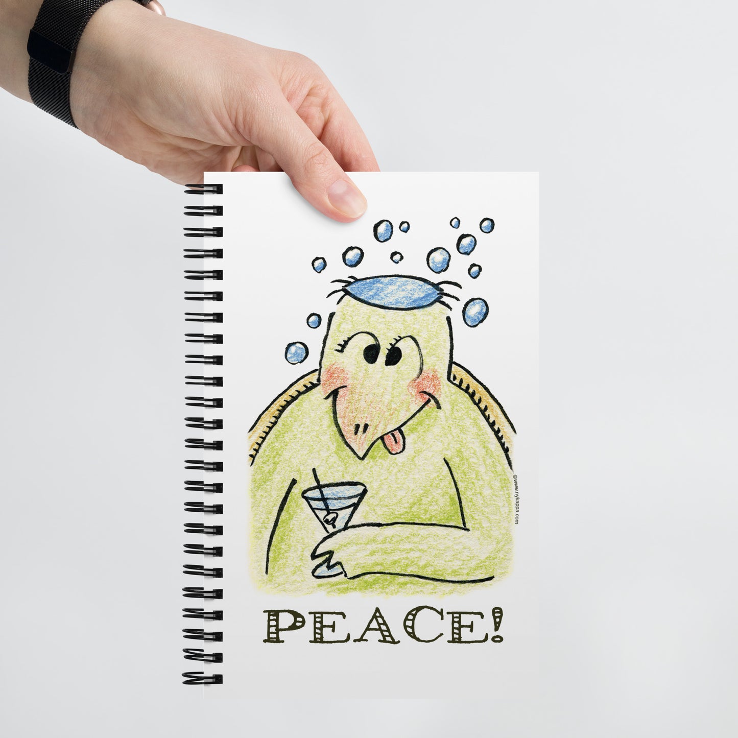 かわいいなカッパ "PEACE" NYの河童 ノートブック