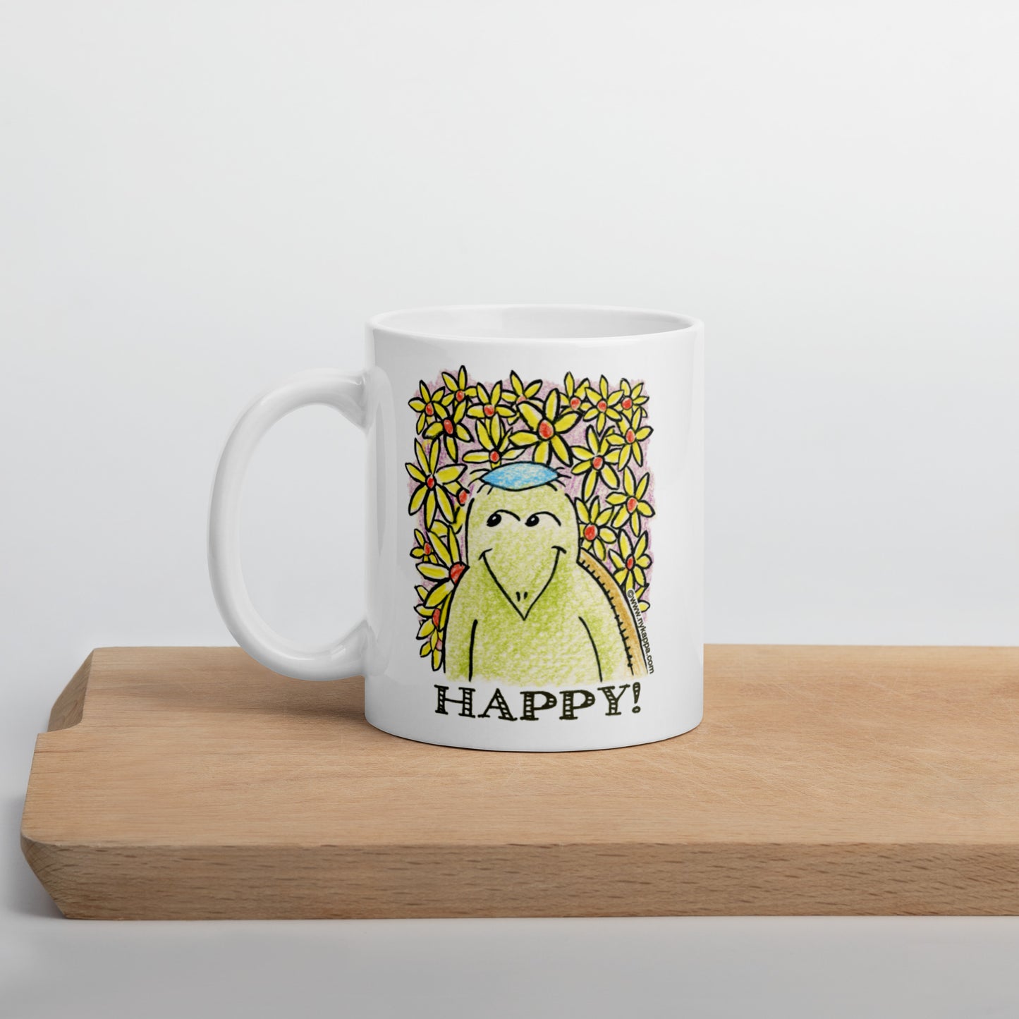 かわいいなカッパ "HAPPY!" NYの河童 マグカップ