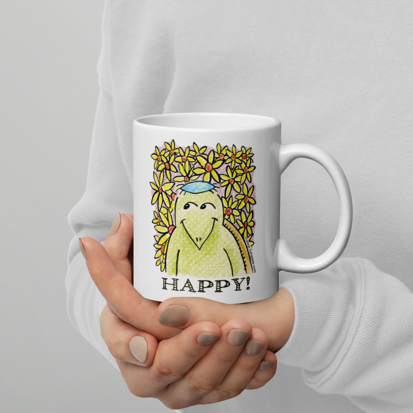 かわいいなカッパ "HAPPY!" NYの河童 マグカップ
