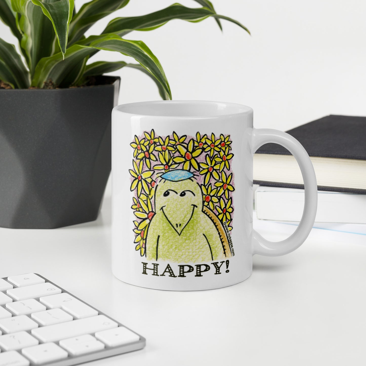 かわいいなカッパ "HAPPY!" NYの河童 マグカップ